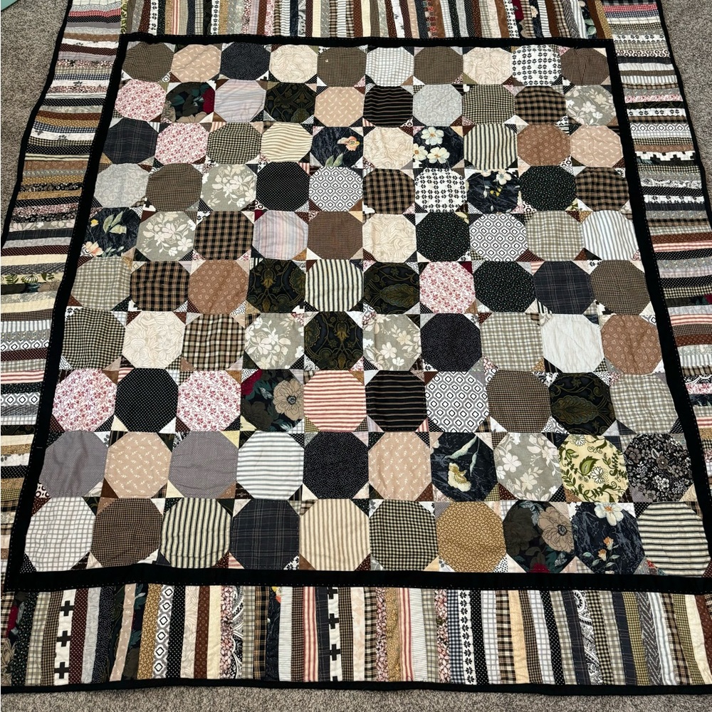 Hand stitched quilt